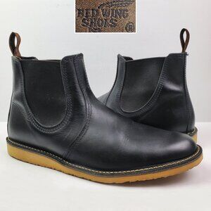 Red Wing Shoes Chelsea Boots Weekender 3310 USA Black Leather Men's 12 US